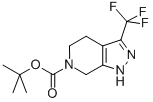 TERT-BUTYL 3-(TRIFLUOROMETHYL)-1,4,5,7-TETRAHYDRO-6H-PYRAZOLO[3,4-C]PYRIDINE-6-CARBOXYLATE CAS#: 733757-89-6
