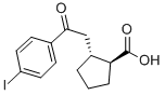 TRANS-2-[2-(4-IODOPHENYL)-2-OXOETHYL]CYCLOPENTANE-1-CARBOXYLIC ACID CAS#: 733740-72-2