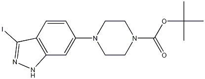 Tert-Butyl 4-(3-iodo-1H-indazol-6-yl)piperazine-1-carboxylate CAS#: 744219-44-1