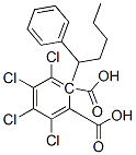 Tetrachlorophthalic acid hydrogen 1-(1-phenylpentyl) ester CAS#: 73972-99-3