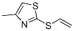 Thiazole,  2-(ethenylthio)-4-methyl- CAS#: 74761-05-0