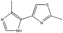 Thiazole,  2-methyl-4-(4-methyl-5-imidazolyl)-  (4CI) CAS#: 760192-16-3