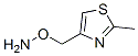 Thiazole,  4-[(aminooxy)methyl]-2-methyl-  (9CI) CAS#: 75051-57-9
