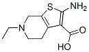 Thieno[2,3-c]pyridine-3-carboxylic acid, 2-amino-6-ethyl-4,5,6,7-tetrahydro- (9CI) CAS#: 760902-05-4
