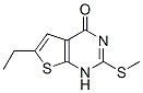 Thieno[2,3-d]pyrimidin-4(1H)-one, 6-ethyl-2-(methylthio)- (9CI) CAS#: 724745-33-9