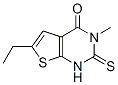 Thieno[2,3-d]pyrimidin-4(1H)-one, 6-ethyl-2,3-dihydro-3-methyl-2-thioxo- (9CI) CAS#: 733015-18-4