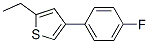 Thiophene, 2-ethyl-4-(4-fluorophenyl)- (9CI) CAS#: 748817-89-2