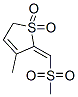 Thiophene, 2,5-dihydro-3-methyl-2-[(methylsulfonyl)methylene]-, 1,1-dioxide, (2E)- (9CI) CAS#: 798541-93-2