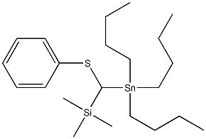 Trimethyl[(phenylthio)(tributylstannyl)methyl]silane CAS#: 79409-19-1