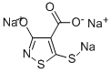 Trisodium 4-carboxy-5-mercapto-3-hydroxy-isothiazole CAS#: 76857-14-2