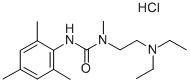 Urea, 1-(2-(diethylamino)ethyl)-3-mesityl-1-methyl-, hydrochloride CAS#: 78372-03-9