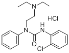 Urea, 1-(o-chlorophenyl)-3-(2-(diethylamino)ethyl)-3-phenyl-, hydrochl oride CAS#: 78371-89-8