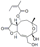 (Z)-2-Methyl-2-butenoic acid [(3aR,4R,6S,9R,10Z,11aR)-2,3,3a,4,5,6,7,8,9,11a-decahydro-9-hydroxy-10-hydroxymethyl-6-methyl-3-methylene-2-oxo-6,9-epoxycyclodeca[b]furan-4-yl] ester CAS#: 75680-25-0