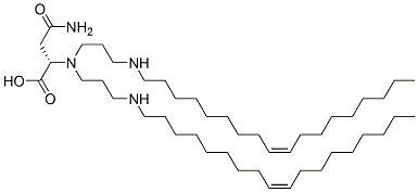 (Z,Z)-N,N2-bis[3-(octadec-9-enylamino)propyl]-L-asparagine CAS#: 72050-94-3