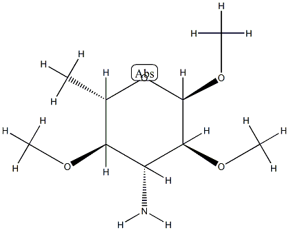 alpha-L-Glucopyranoside,methyl3-amino-3,6-dideoxy-2,4-di-O-methyl-(9CI) CAS#: 781554-53-8