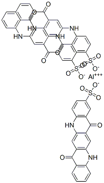 aluminium tris(5,7,12,14-tetrahydro-7,14-dioxoquino[2,3-b]acridine-2-sulphonate) CAS#: 75431-69-5