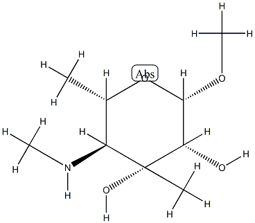 ba-L-Mannopyranoside, methyl 4,6-dideoxy-3-C-methyl-4-(methylamino)- (9CI) CAS#: 781577-46-6