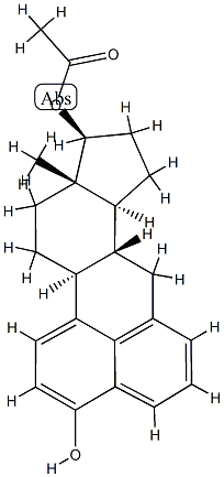benzo(d,e)estra-1,3,5(10)-triene-3,17 beta-diol 17-acetate CAS#: 77732-98-0
