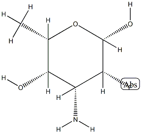 beta-L-Talopyranose, 3-amino-2,3,6-trideoxy-2-fluoro- (9CI) CAS#: 759424-97-0