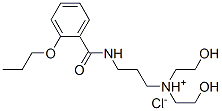 bis(2-hydroxyethyl)-[3-[(2-propoxybenzoyl)amino]propyl]azanium chlorid e CAS#: 78128-69-5