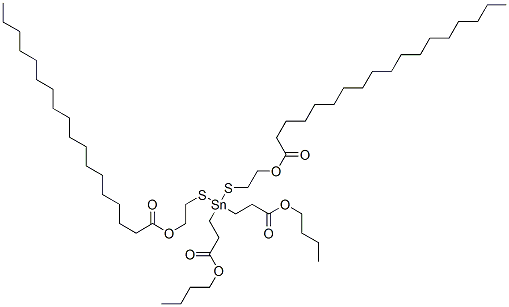 [bis(3-butoxy-3-oxopropyl)stannylene]bis(thioethylene) distearate CAS#: 76461-84-2