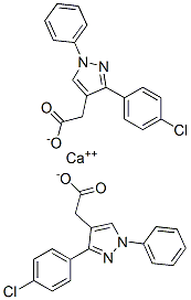 calcium bis[3-(4-chlorophenyl)-1-phenyl-1H-pyrazole-4-acetate] CAS#: 75821-71-5