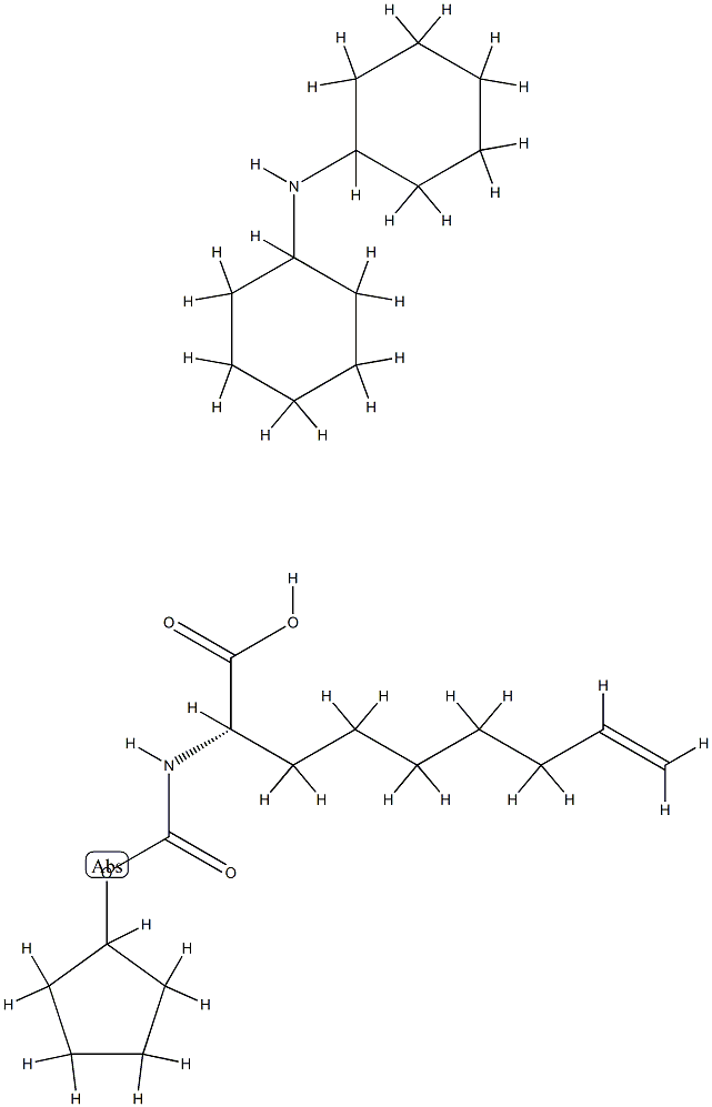 dicyclohexylaMine (S)-2-(((cyclopentyloxy)carbonyl)aMino)non-8-enoate CAS#: 769167-56-8