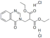diethyl 2-[(4-oxoquinazolin-3-yl)methyl]propanedioate dihydrochloride CAS#: 75159-43-2