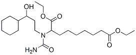 diethyl 2-[(aminocarbonyl)(3-cyclohexyl-3-hydroxypropyl)amino]nonanedioate CAS#: 72814-26-7