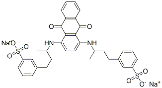 disodium 3,3'-[(9,10-dihydro-9,10-dioxo-1,4-anthrylene)bis[imino(3-methylpropane-1,3-diyl)]]bis(benzenesulphonate) CAS#: 73398-30-8