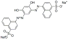 disodium 4,4'-[(4,6-dihydroxy-1,3-phenylene)bis(azo)]bisnaphthalene-1-sulphonate CAS#: 73309-47-4