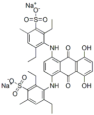disodium 4,4'-[(9,10-dihydro-5,8-dihydroxy-9,10-dioxo-1,4-anthrylene)diimino]bis[3,5-diethyltoluene-2-sulphonate] CAS#: 72749-82-7