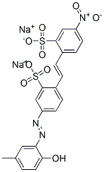 disodium 5-[(2-hydroxy-5-methylphenyl)azo]-2-[2-(4-nitro-2-sulphonatophenyl)vinyl]benzenesulphonate CAS#: 73281-07-9