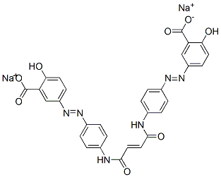 disodium 5,5'-[(1,4-dioxobut-2-ene-1,4-diyl)bis(imino-p-phenyleneazo)]disalicylate CAS#: 72139-21-0