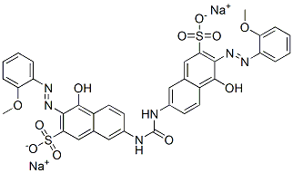 disodium 7,7'-(carbonyldiimino)bis[4-hydroxy-3-[(2-methoxyphenyl)azo]naphthalene-2-sulphonate] CAS#: 72749-88-3
