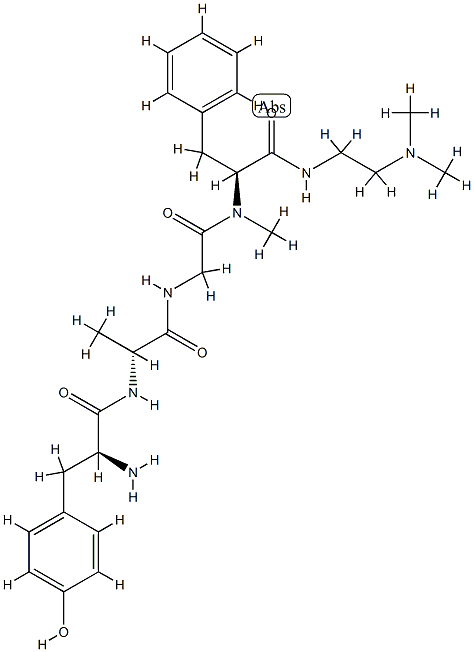 enkephalin, alanyl(2)-N-(2-(dimethylamino)ethyl)-N(alpha)-methyl-phenylalaninamide(4)- CAS#: 75638-63-0