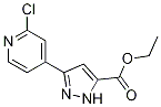 ethyl 3-(2-chloropyridin-4-yl)-1H-pyrazole-5-carboxylate CAS#: 723339-30-8