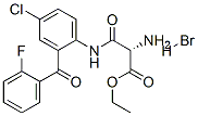 ethyl 3-[[4-chloro-2-(2-fluorobenzoyl)phenyl]amino]-3-oxo-alaninate monohydrobromide CAS#: 77822-80-1