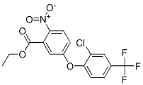 ethyl 5-[2-chloro-4-(trifluoromethyl)phenoxy]-2-nitrobenzoate CAS#: 77207-01-3