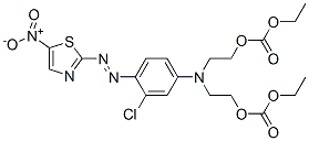 ethyl 5-[3-chloro-4-[(5-nitrothiazol-2-yl)azo]phenyl]-9-oxo-2,8,10-trioxa-5-azadodecanoate CAS#: 79044-52-3