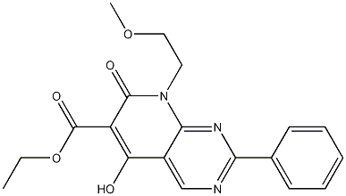 ethyl 5-hydroxy-8-(2-methoxyethyl)-7-oxo-2-phenyl-7,8-dihydropyrido[2,3-d]pyrimidine-6-carboxylate CAS#: 76360-60-6
