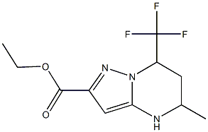 ethyl 5-methyl-7-(trifluoromethyl)-4,5,6,7-tetrahydropyrazolo[1,5-a]pyrimidine-2-carboxylate CAS#: 712319-10-3