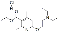 ethyl 6-(2-diethylaminoethoxy)-2,4-dimethyl-pyridine-3-carboxylate hyd rochloride CAS#: 75348-37-7
