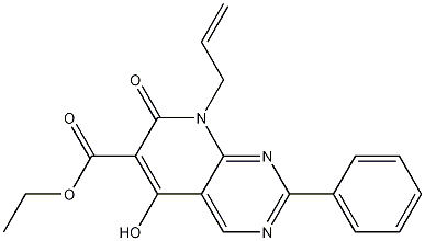 ethyl 8-allyl-5-hydroxy-7-oxo-2-phenyl-7,8-dihydropyrido[2,3-d]pyrimidine-6-carboxylate CAS#: 76360-63-9