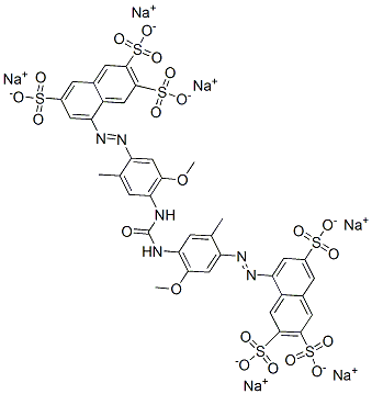 hexasodium 8,8'-[carbonylbis[imino(5-methoxy-2-methyl-4,1-phenylene)azo]]bisnaphthalene-2,3,6-trisulphonate CAS#: 75268-69-8