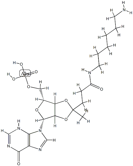 inosine 2',3'-O-(1-(6-aminohexyl)levulinic acid amide)acetal 5'-monophosphate CAS#: 75204-35-2