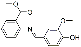 methyl 2-[[(4-hydroxy-3-methoxyphenyl)methylene]amino]benzoate CAS#: 72927-84-5