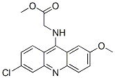 methyl 2-[(6-chloro-2-methoxy-acridin-9-yl)amino]acetate CAS#: 77420-87-2