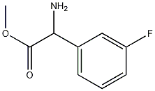 methyl 2-amino-2-(3-fluorophenyl)acetate CAS#: 742640-44-4