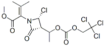 methyl [2alpha,3beta(R*)]-2-chloro-alpha-(isopropylidene)-4-oxo-3-[1-[[(2,2,2-trichloroethoxy)carbonyl]oxy]ethyl]azetidine-1-acetate CAS#: 76431-35-1